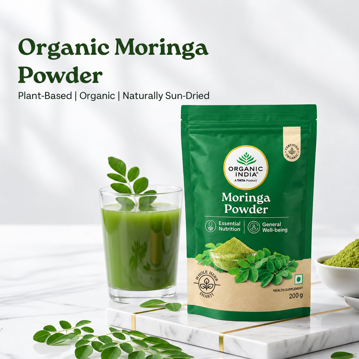 Organic Moringa Powder - A TATA Product