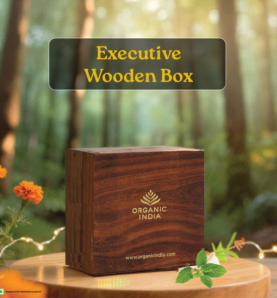 Wooden Gift Box 60 Teabags (New)