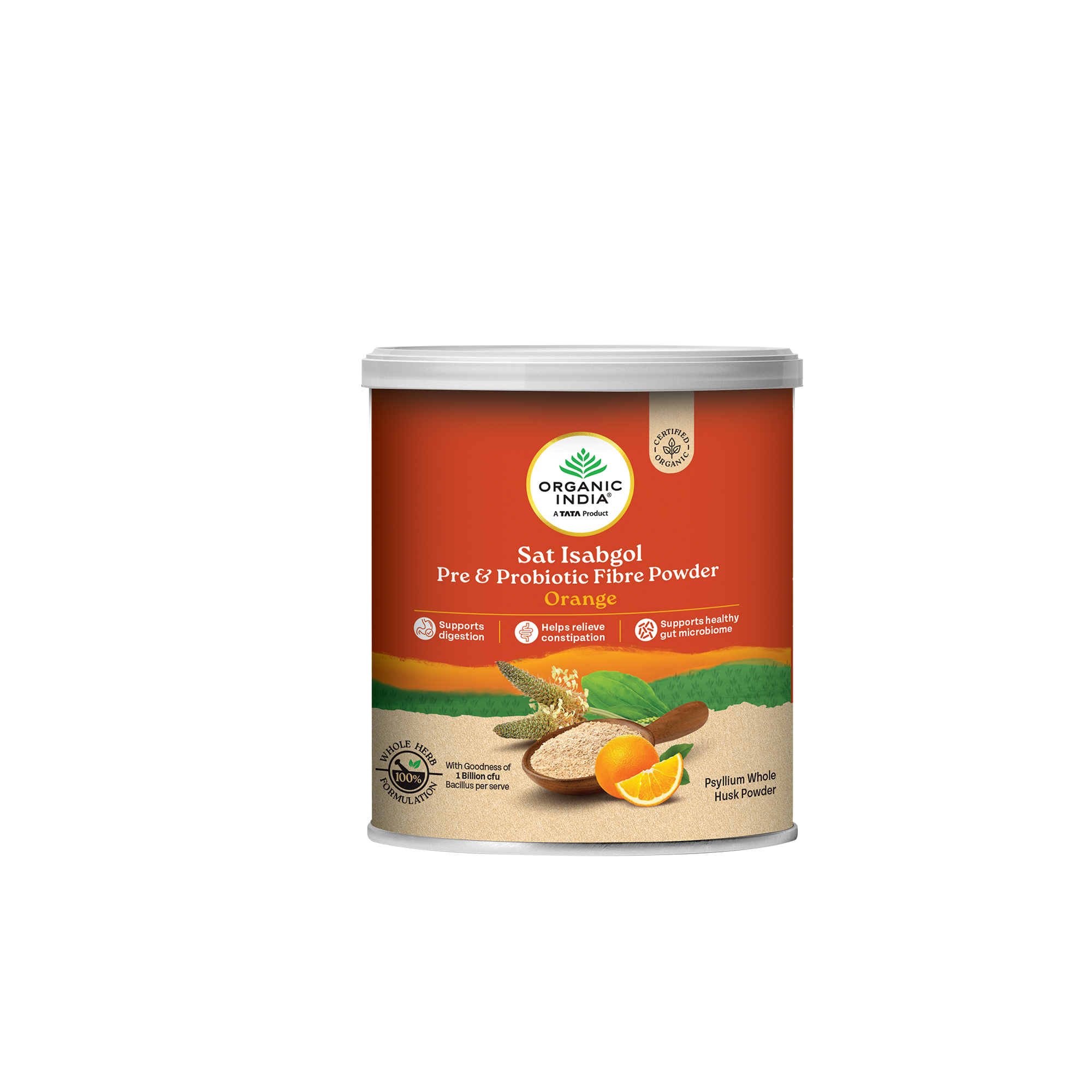 Sat Isabgol Pre & Probiotic Fibre Powder Orange