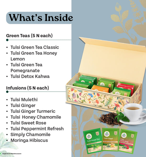Premium Speciality Tulsi Teas 60 Tea Bag