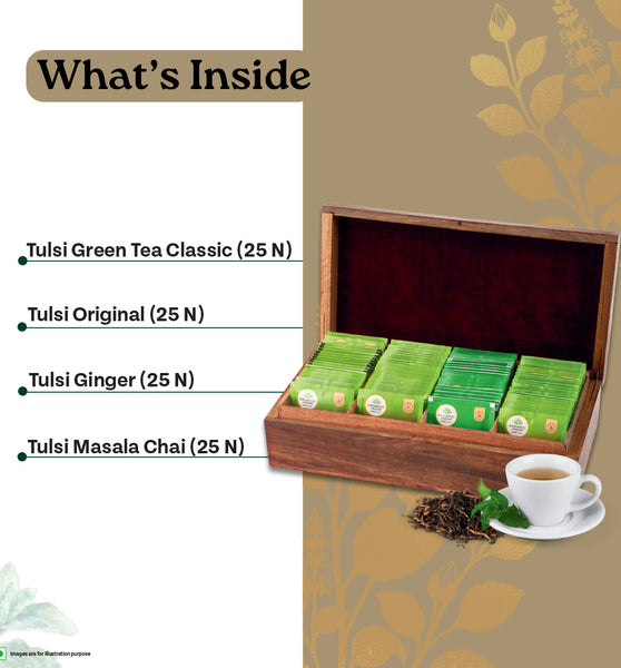 Super Dlx Wooden Gift 100 TB Box