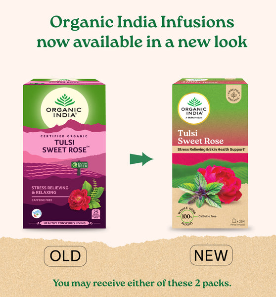 Tulsi Sweet Rose Tea ingredients
