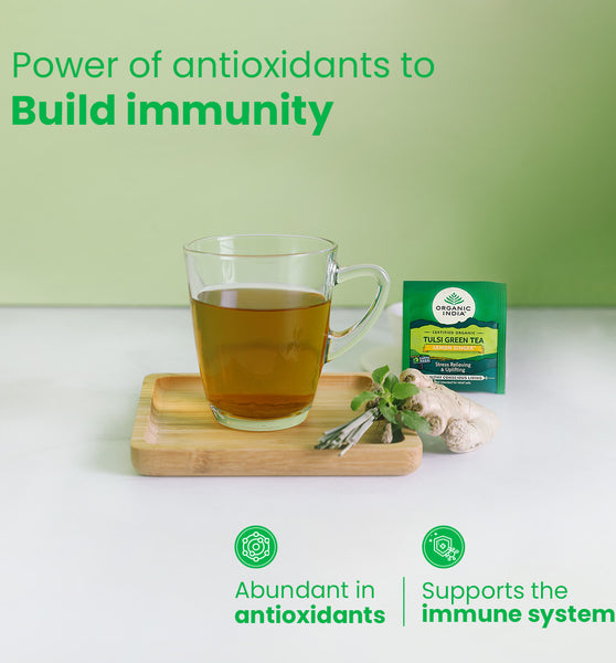 Tulsi Green Tea Lemon Ginger