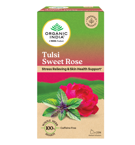 Tulsi Sweet Rose tea benefits
