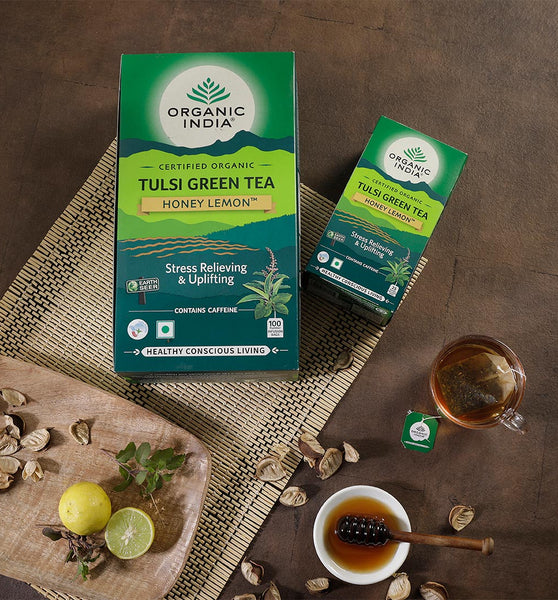 Tulsi Green Tea Honey Lemon 100 Teabags