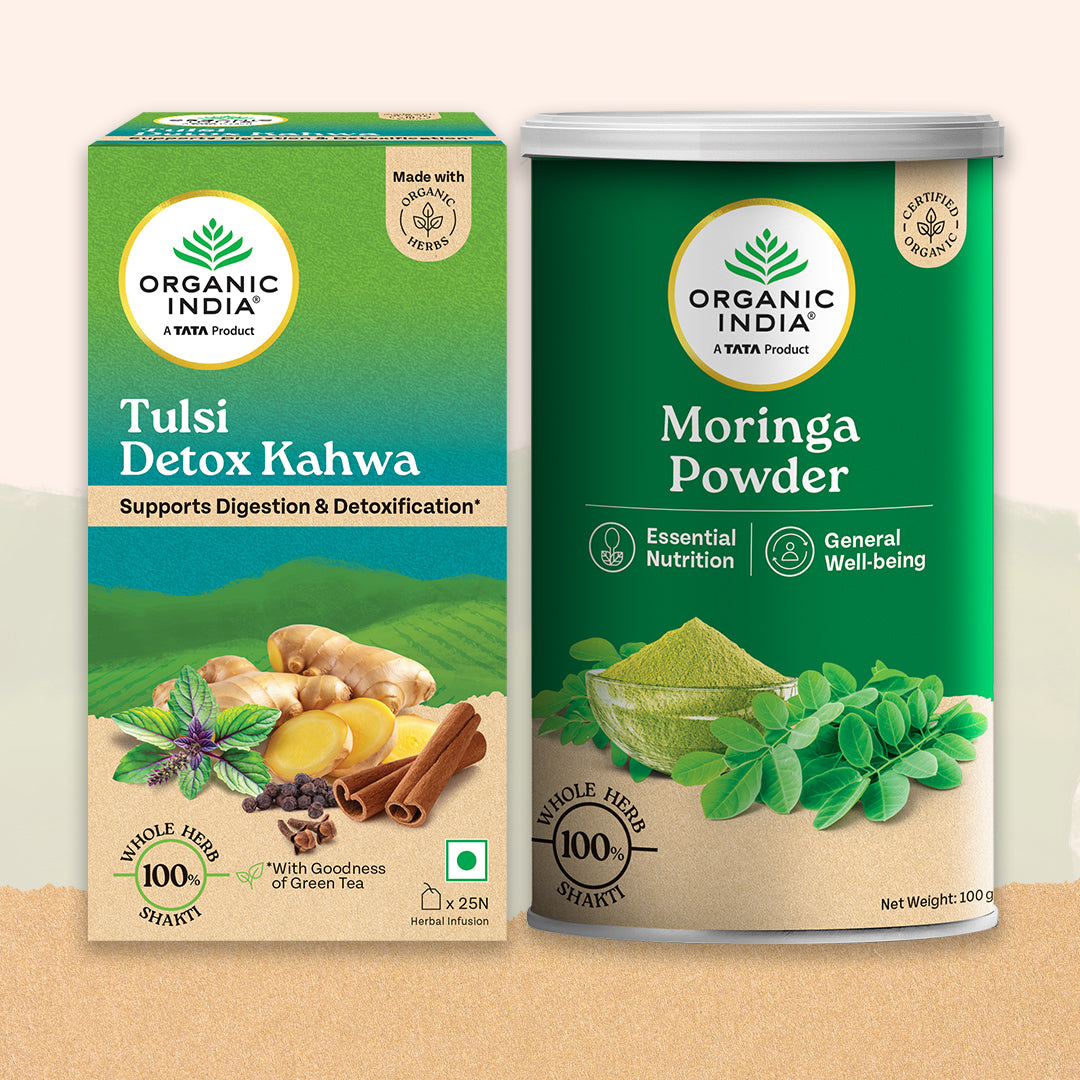 Combo Tulsi Detox Kahwa + Moringa Powder