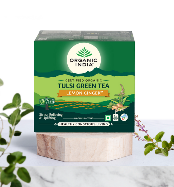 Tulsi Green Tea Lemon Ginger