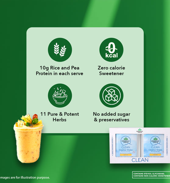 Clean Cleanse Shake Nutritional Mix (Vanilla Flavour)
