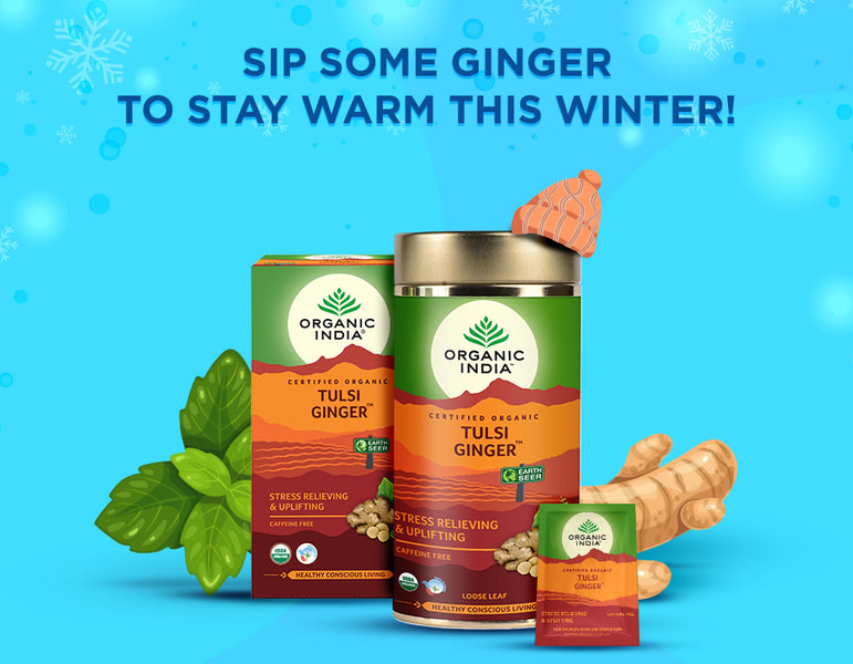 Sip some ginger to stay warm this winter!