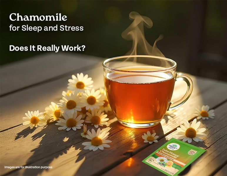 Chamomile Tea for Sleep & Stress Relief