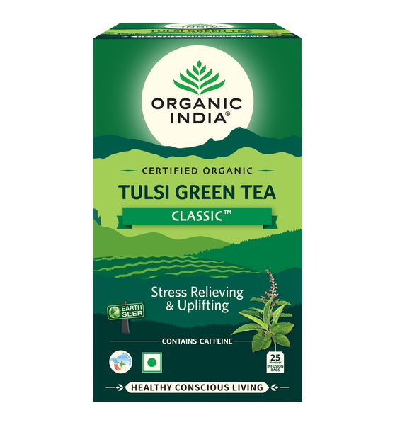 Thulsi Tea Tulsi Green Tea Classic – Organic India
