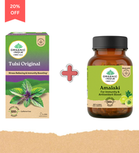 Amalaki with High Vitamin C + Tulsi Original Tea Combo