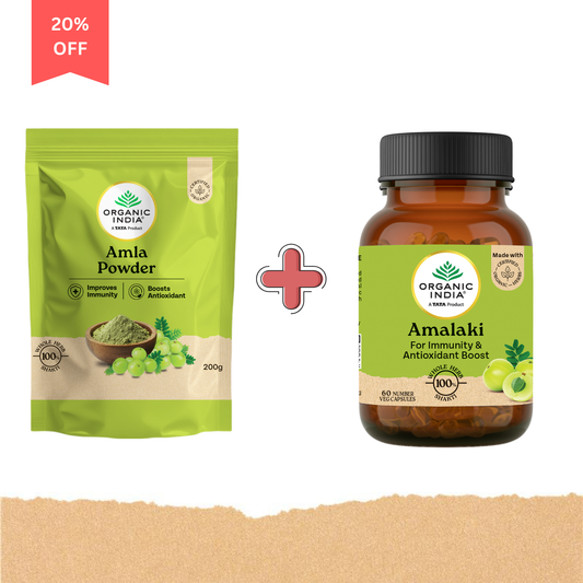 Amalaki Capsules + Organic Amla Powder Combo