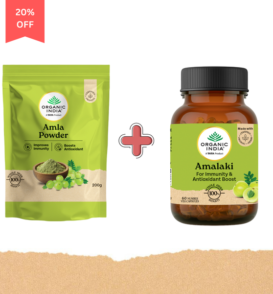 Amalaki Capsules + Organic Amla Powder Combo