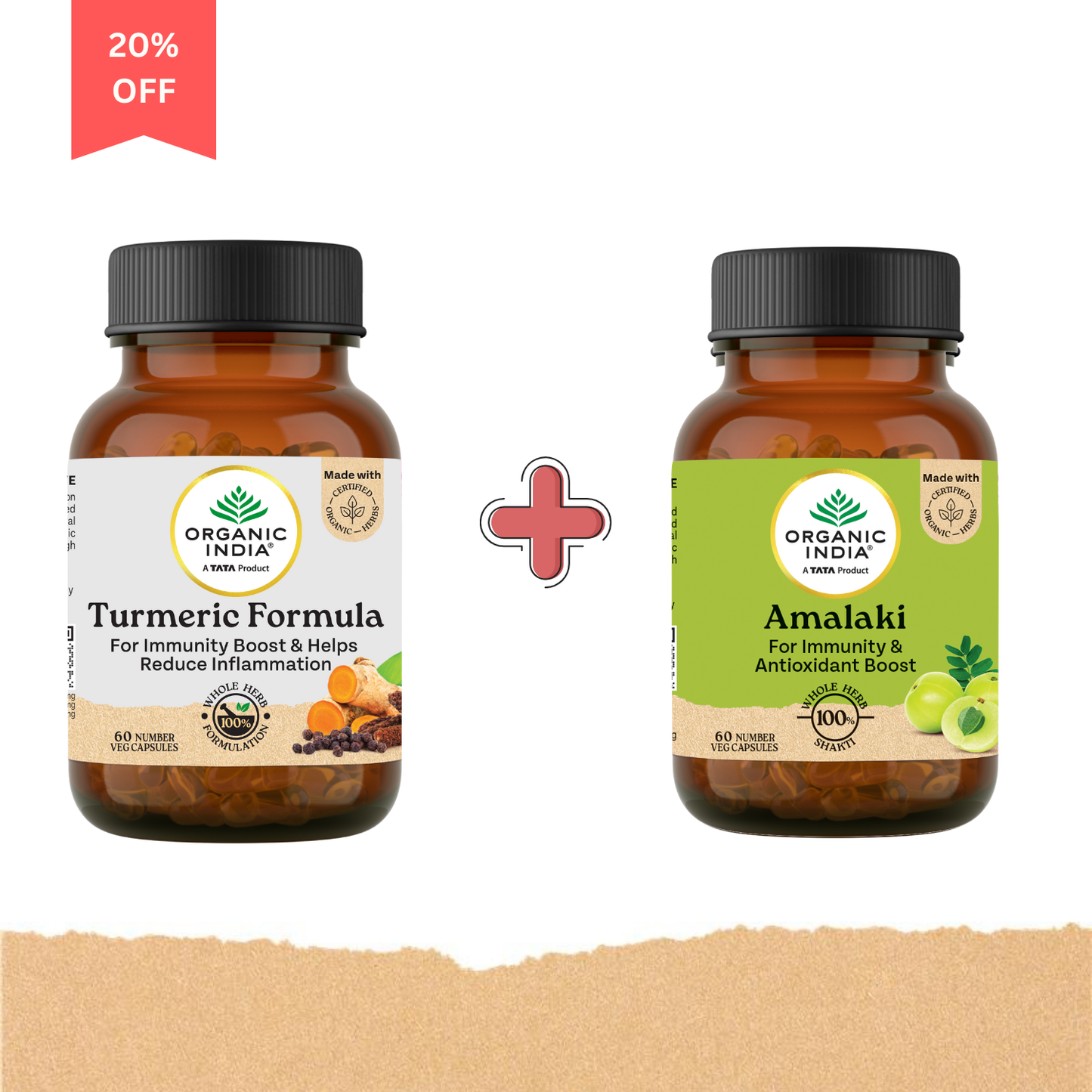 Turmeric Formula & Amalaki Capsules Combo