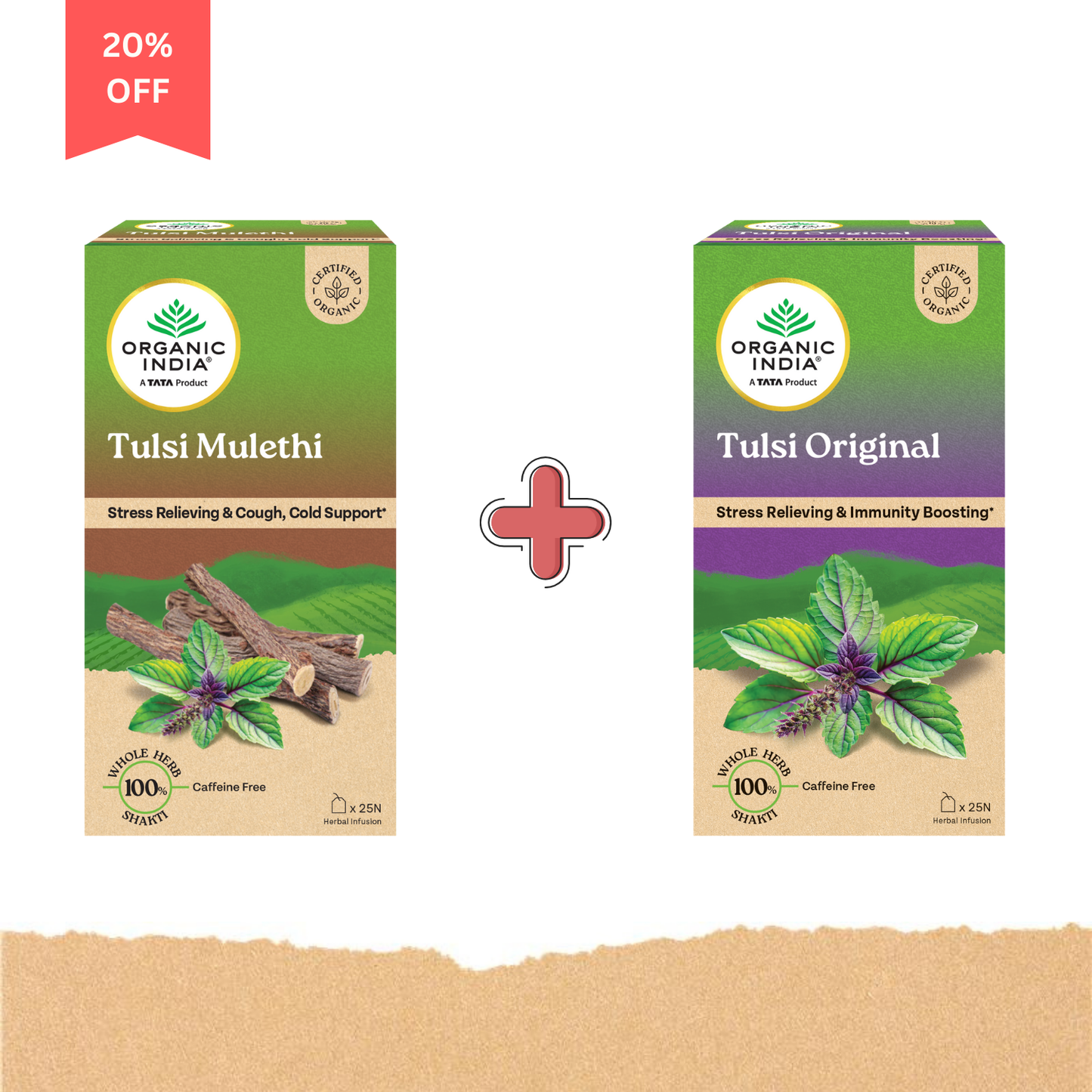 Tulsi Mulethi Tea & Tulsi Original Combo