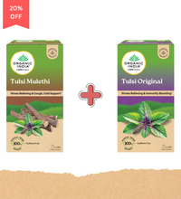 Tulsi Mulethi Tea + Tulsi Original Tea Combo