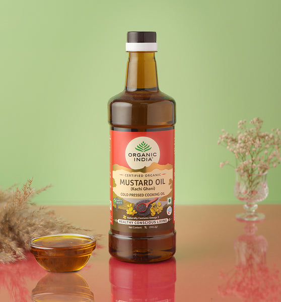 Organic mustard oil for cooking