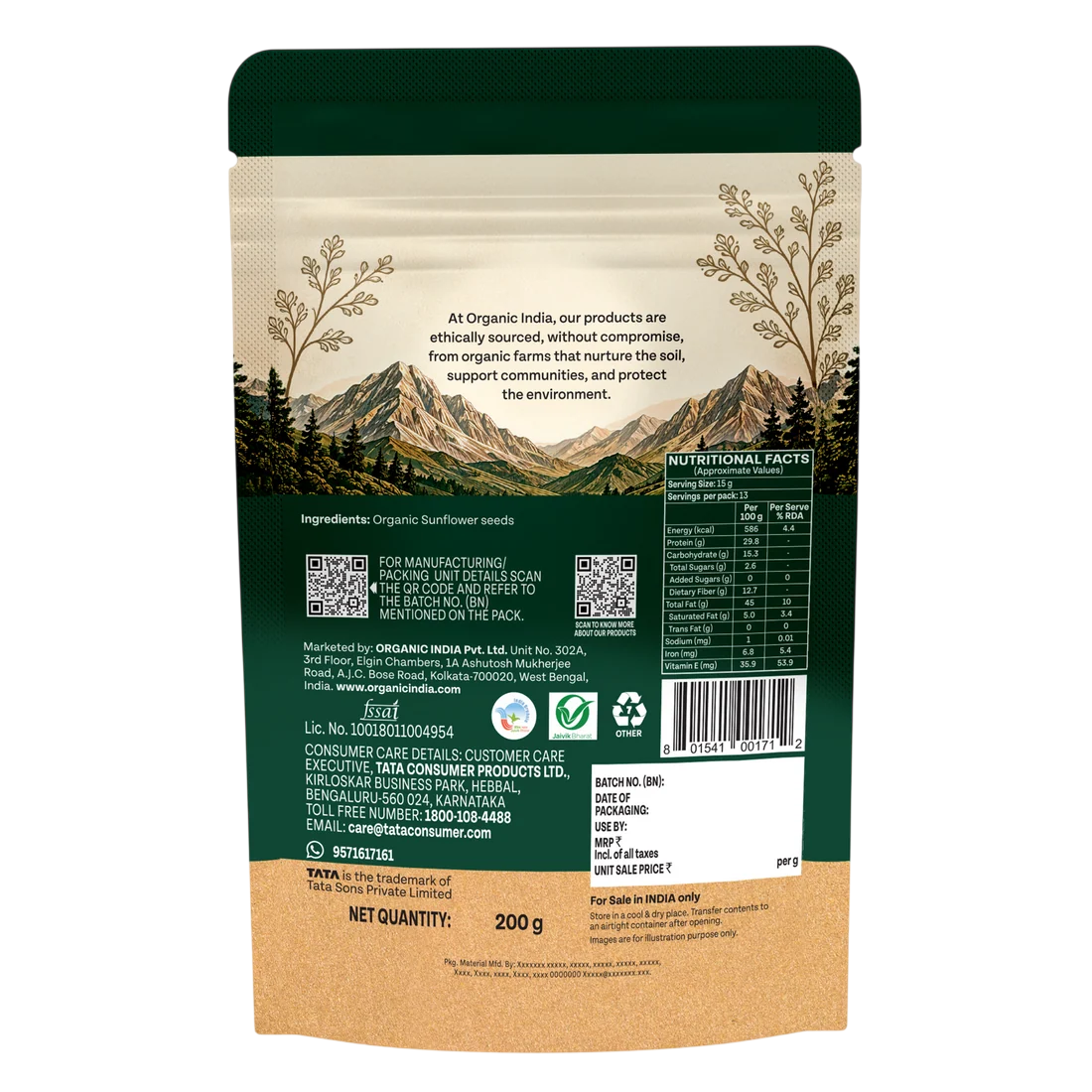 Organic Sunflower Seeds