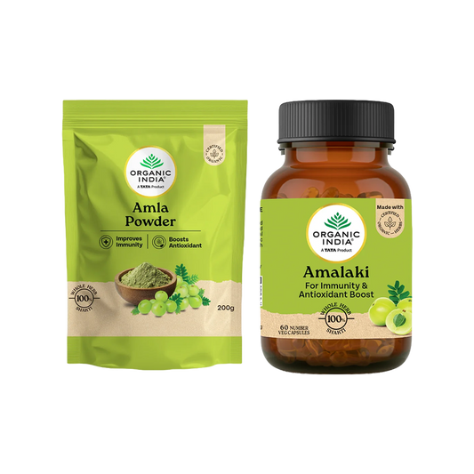 Amalaki Capsules & Organic Amla Powder Combo