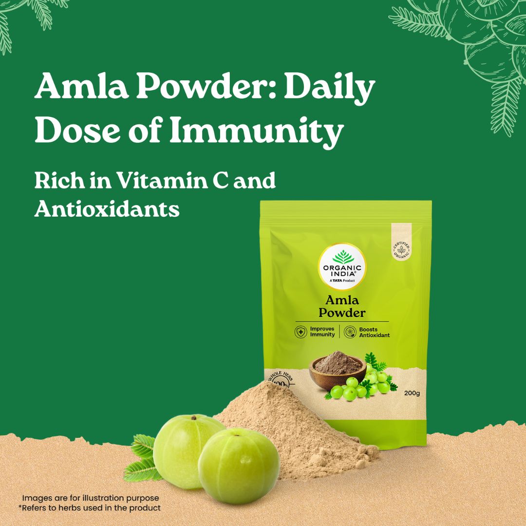 Organic India Amla Powder – 100% Pure & Certified Organic Amalaki