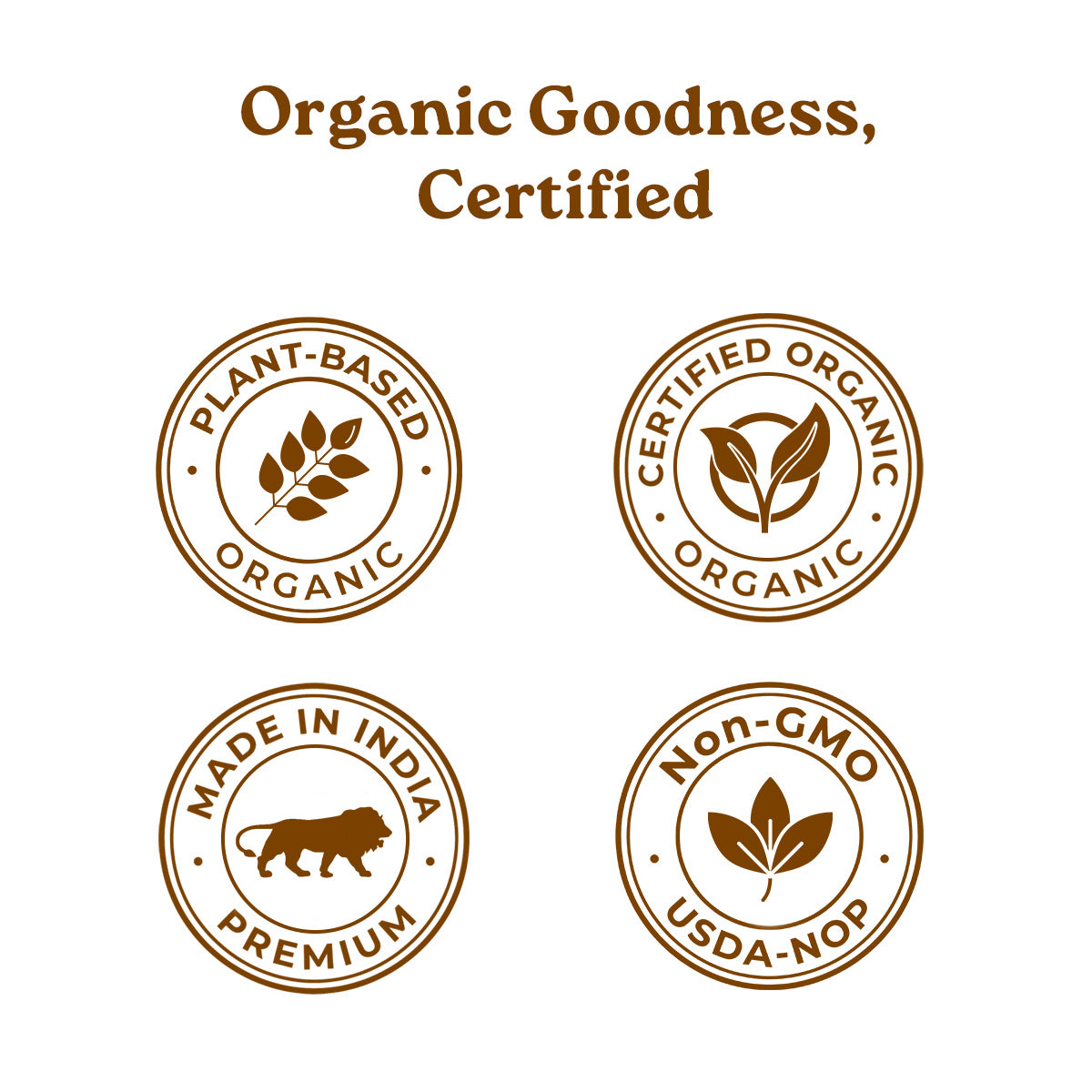 Organic India Flaxseed Oil Capsules Product Certifications
