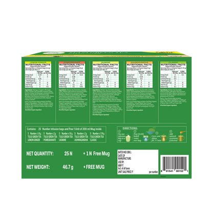 Tulsi Green Tea Favourites with Free MUG
