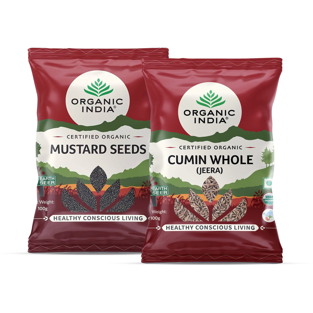 Mustard Seeds & Cumin Whole (Jeera) Combo