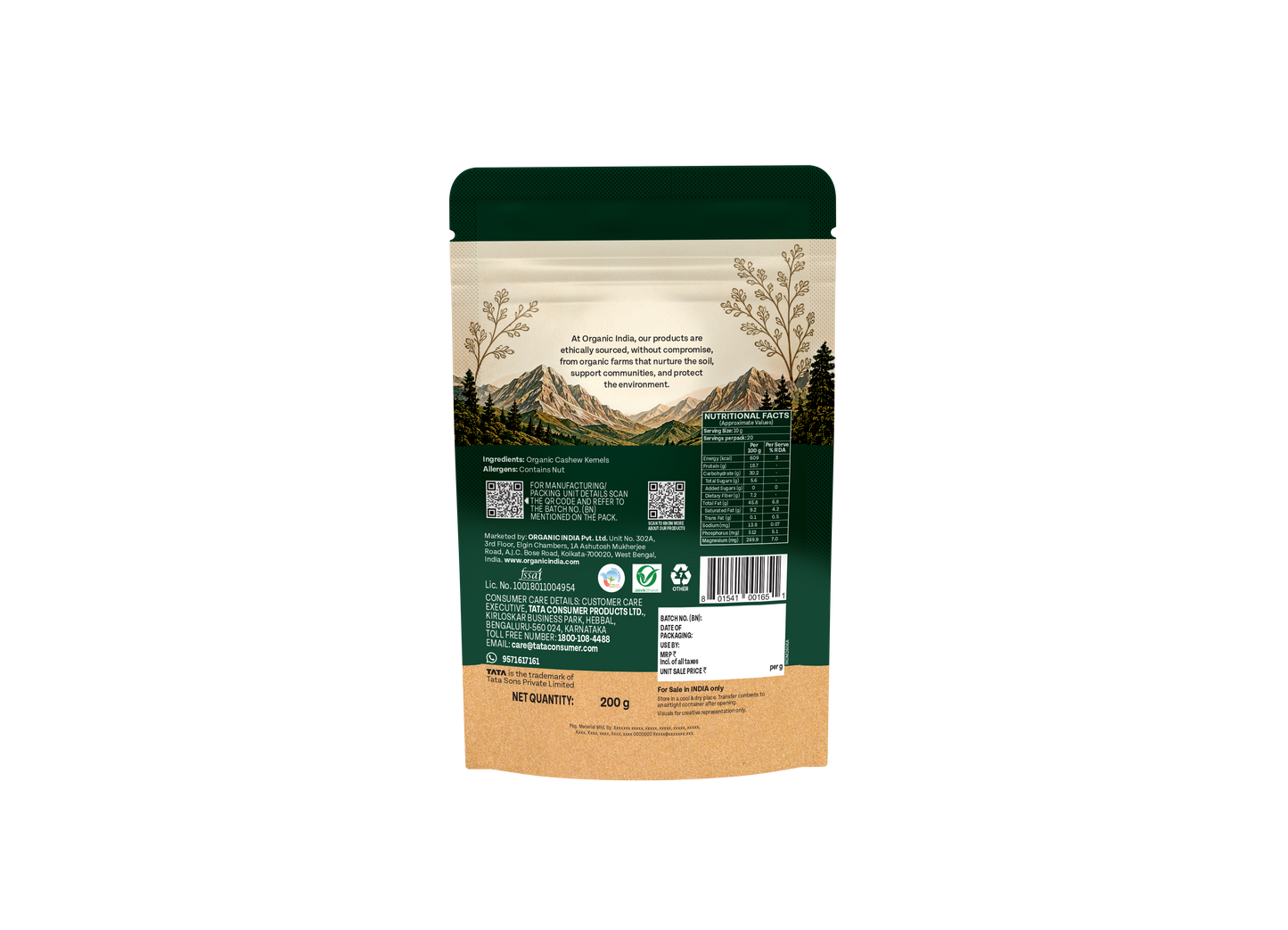 Organic Cashews