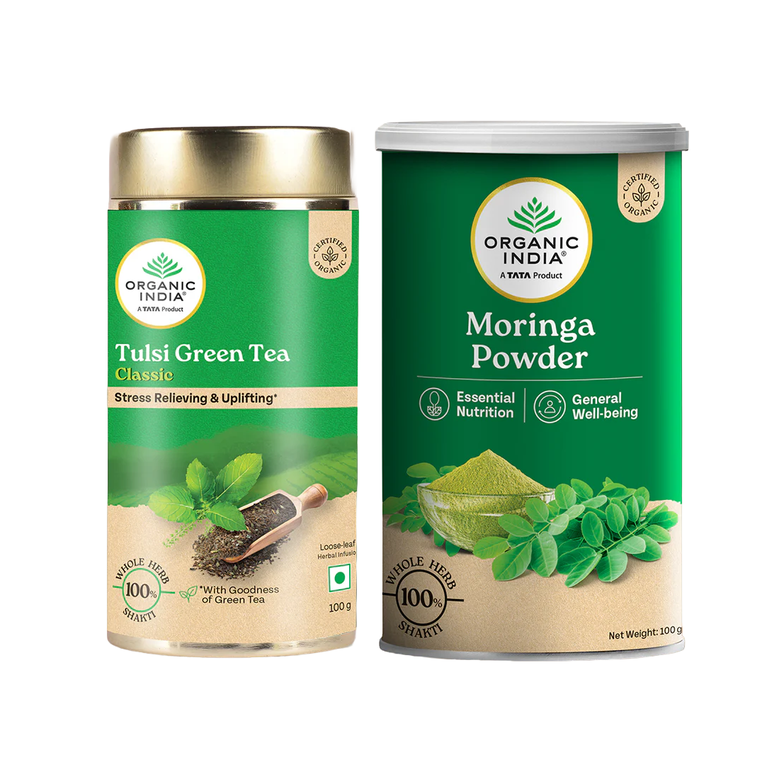 Combo Green Tea Classic 100g & Moringa Powder
