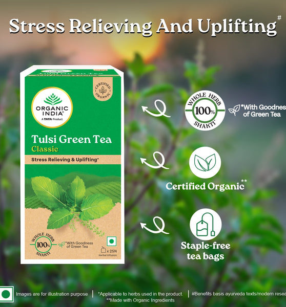 Tulsi Green Tea Classic 25 Teabags