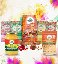 Herbal Gulal & Traditional Delicacies with Desi Khandsari Sugar