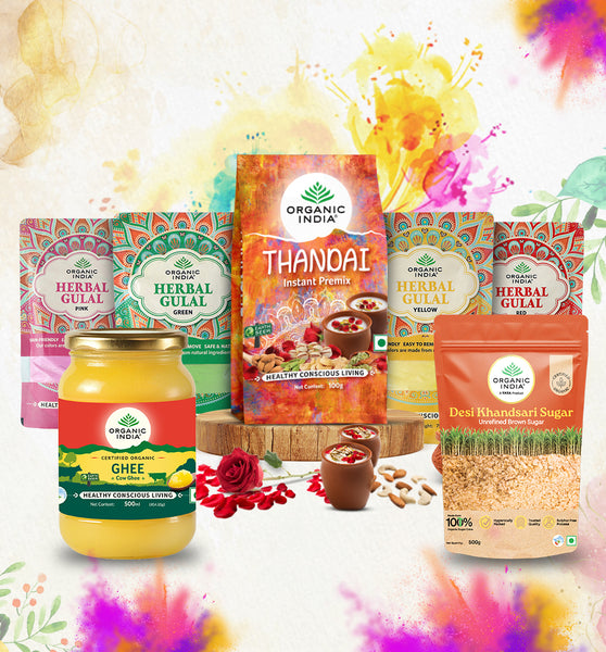 Herbal Gulal & Traditional Delicacies with Desi Khandsari Sugar