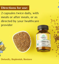 Flaxseed Oil for Healthy Heart or Heart your Heart with Flaxseed
