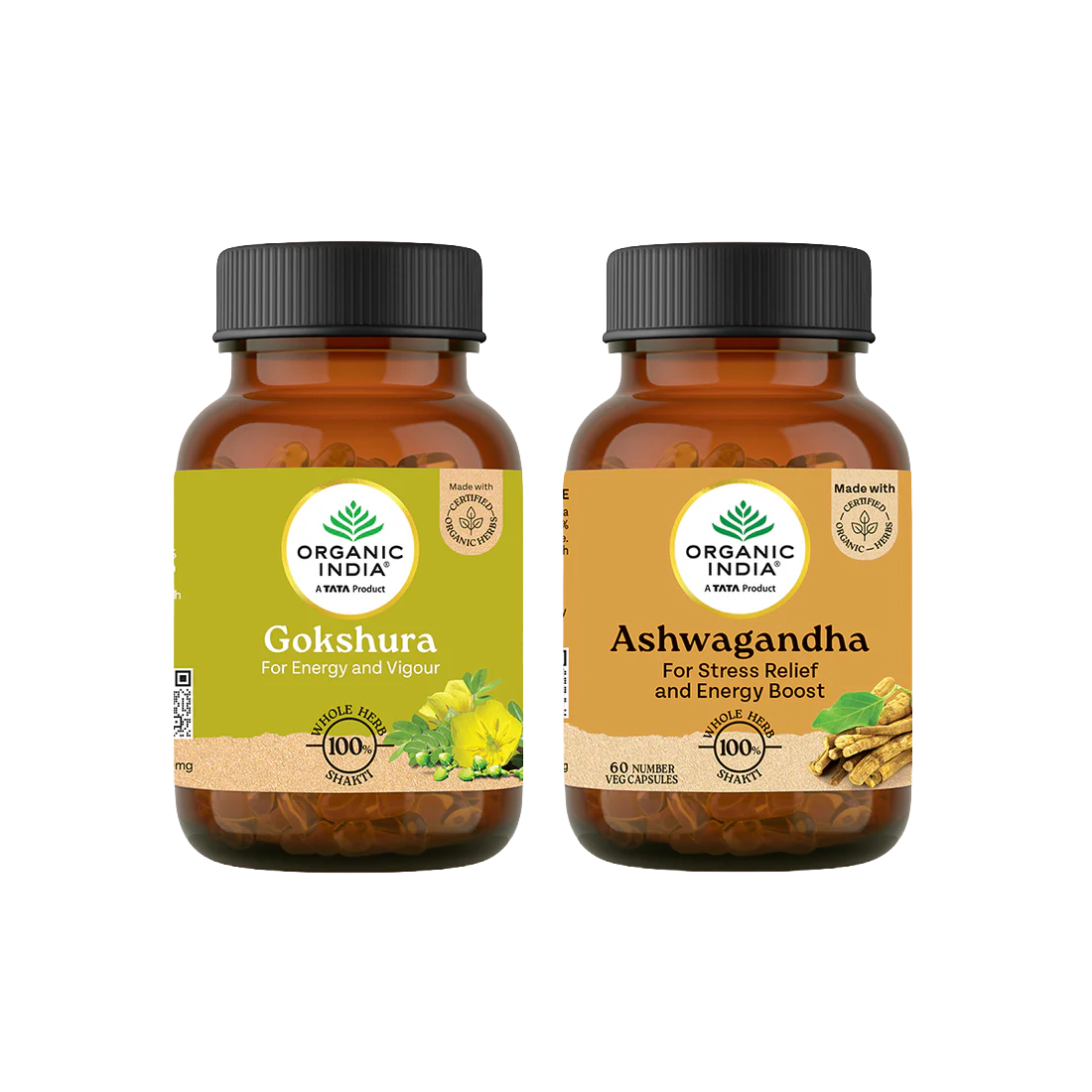 Gokshura + Ashawagandha Capsules Combo