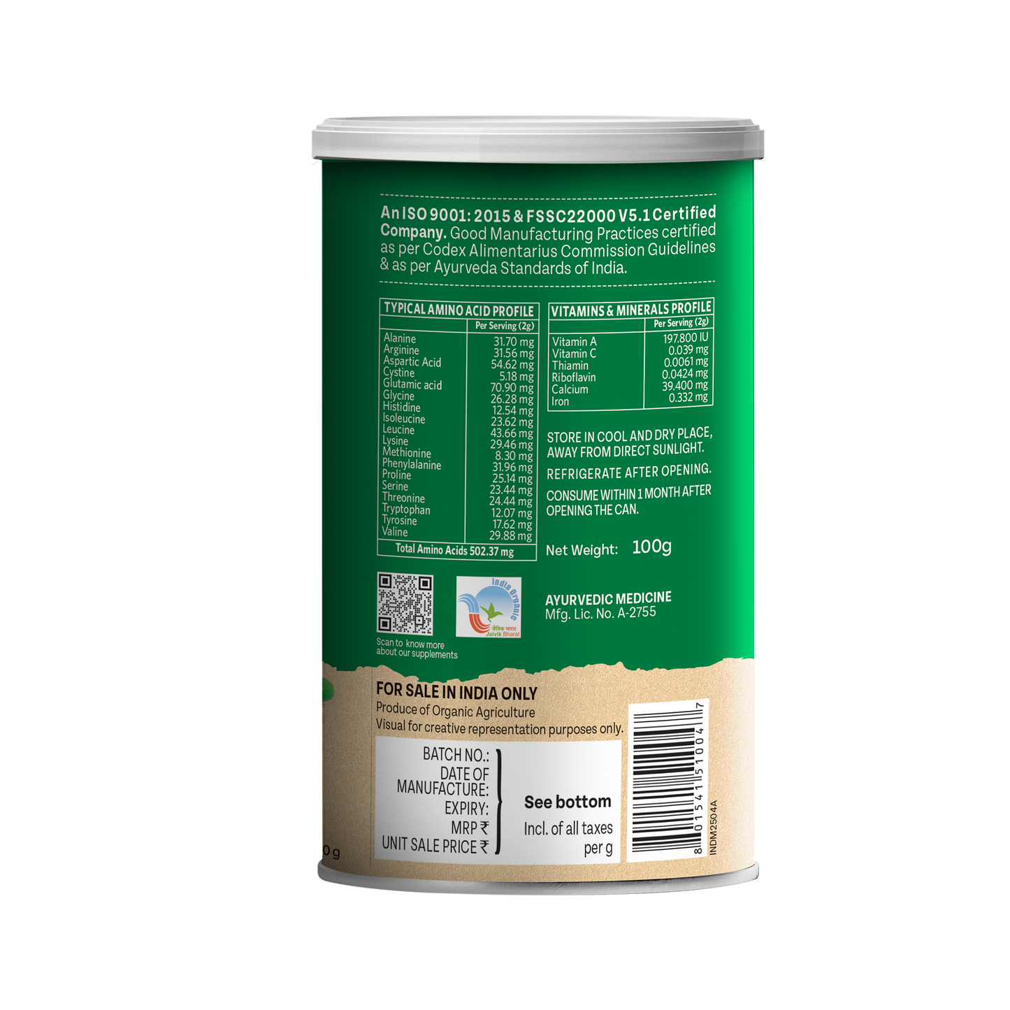 Organic Moringa Powder