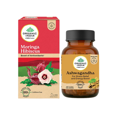 Moringa Hibiscus & Ashwagandha Capsules Combo