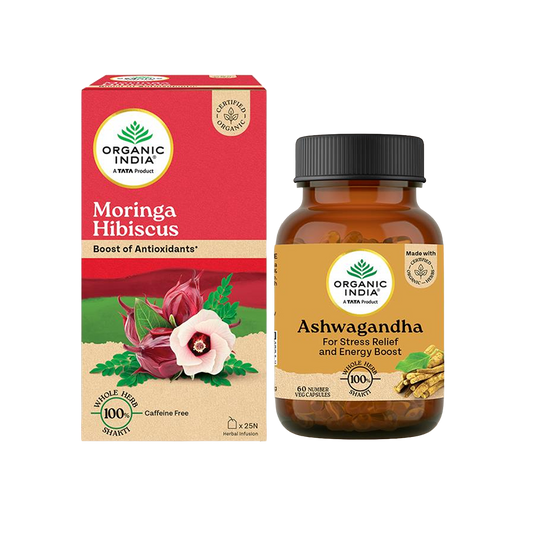 Moringa Hibiscus & Ashwagandha Capsules Combo