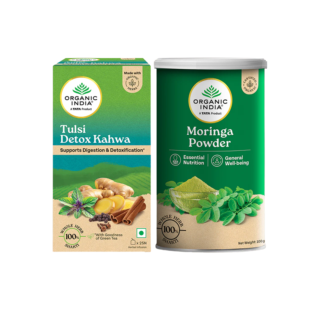 Tulsi Detox Kahwa & Moringa Powder Combo