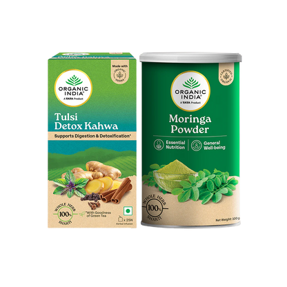 Tulsi Detox Kahwa & Moringa Powder Combo