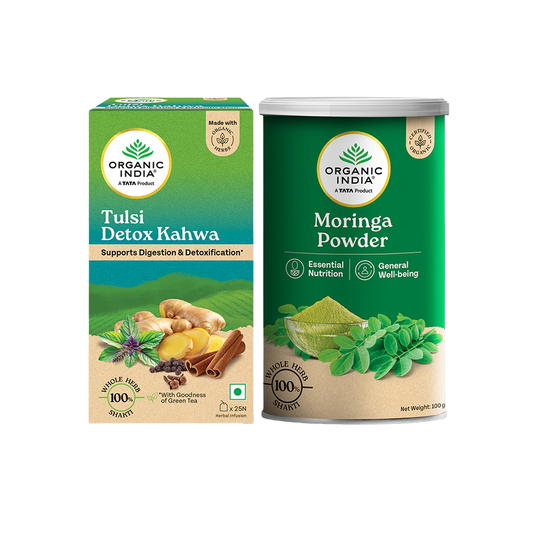 Tulsi Detox Kahwa & Moringa Powder Combo