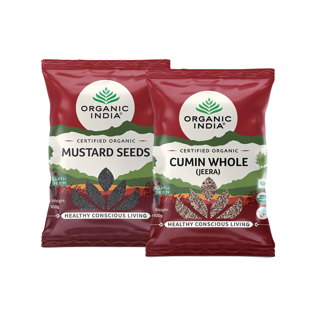 Mustard Seeds & Cumin Whole (Jeera) Combo
