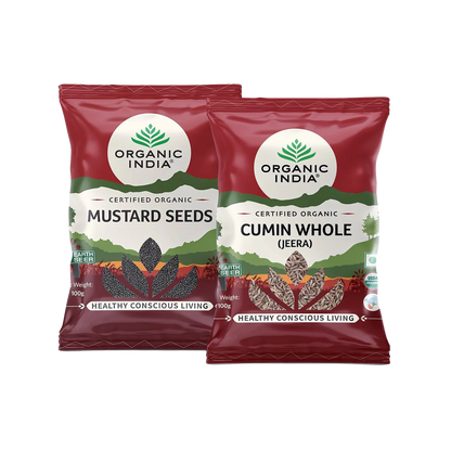 Mustard Seeds & Cumin Whole (Jeera) Combo
