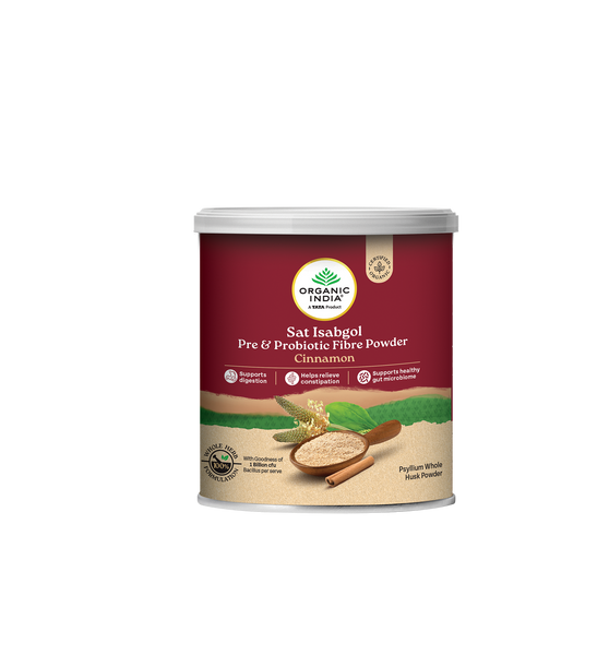 Sat Isabgol Pre & Probiotic Fibre Powder Cinnamon