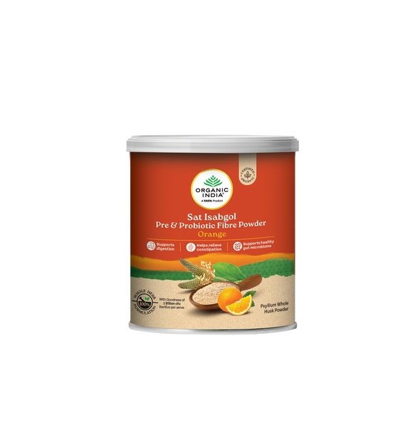 Sat Isabgol Pre & Probiotic Fibre Powder Orange