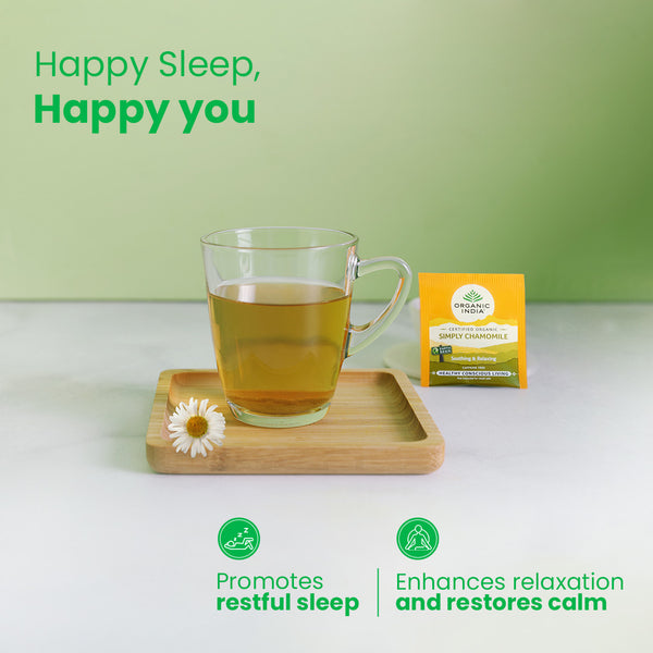 Simply Chamomile Tea bags | Herbal Teas & Infusions – Organic India