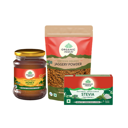 Multi Floral Honey, Stevia & Jaggery Powder Combo
