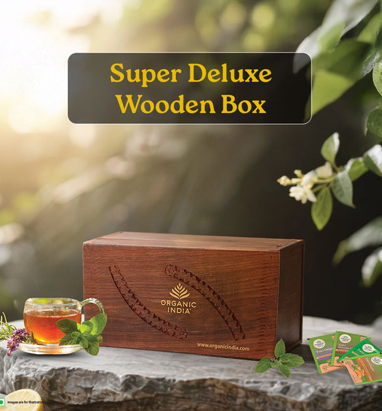 Wooden Gift Box 100 Teabags (Old)