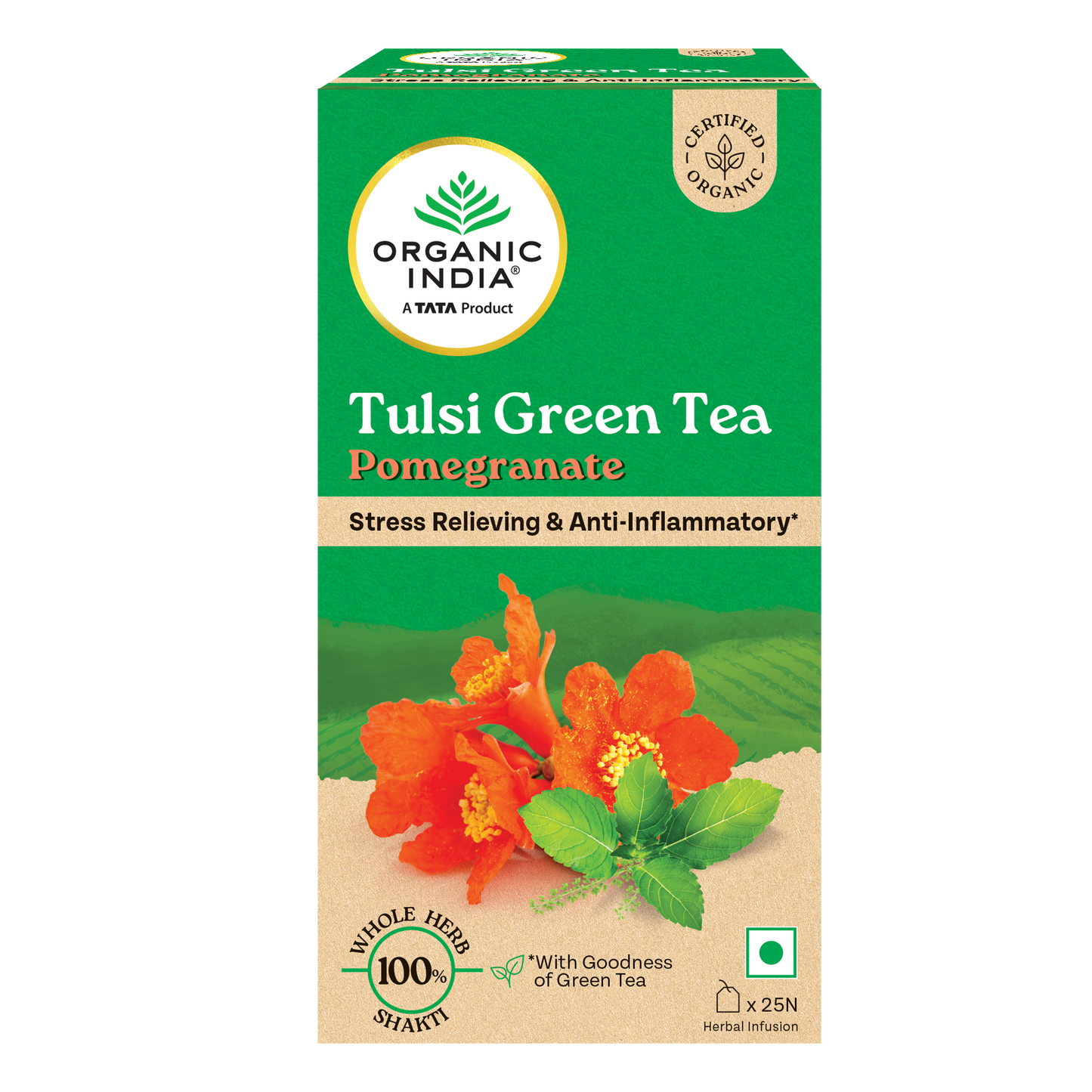 Tulsi Green Tea Pomegranate