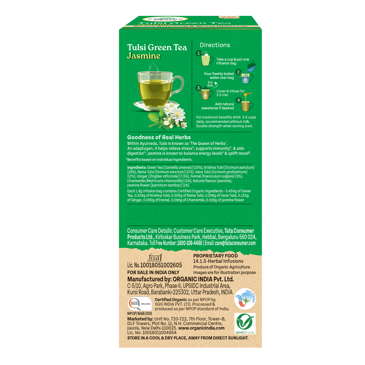 Tulsi Green Tea Jasmine